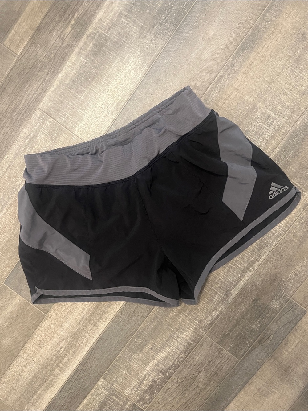 adidas Women's Black and Gray Athletic Shorts